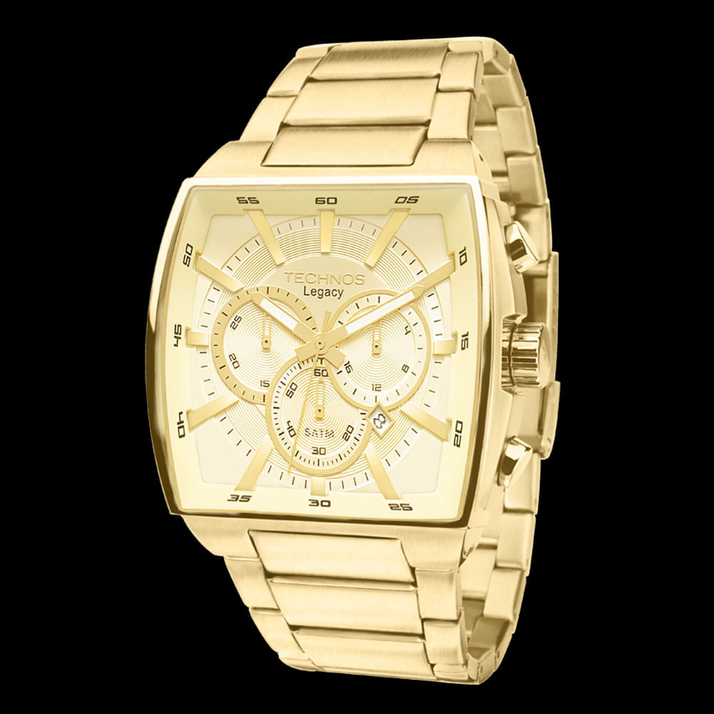 Relógio Technos Masculino Analógico Dourado JS25AL/4X | Time
