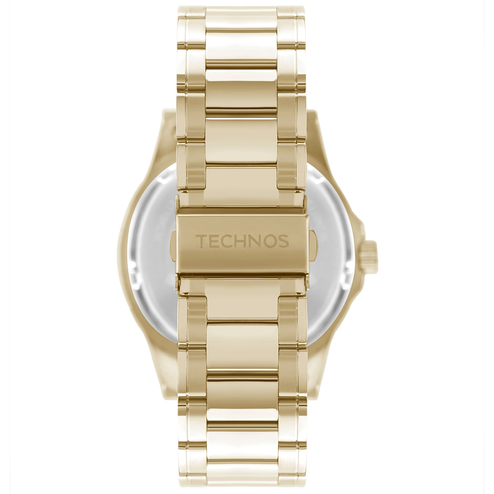 Relógio Technos Masculino Dourado Racer - 2115MZV/1A | Time Center