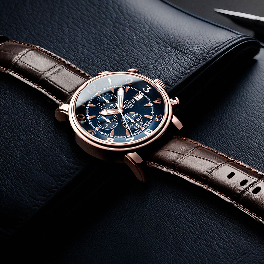 Relógio Technos Masculino Rosé Grandtech - JS15ENC/0A | Time