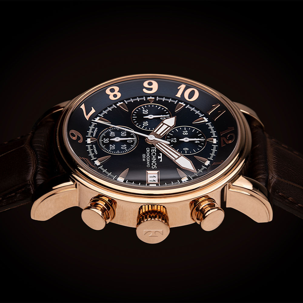 Relógio Technos Masculino Rosé Grandtech - JS15ENC/0A | Time