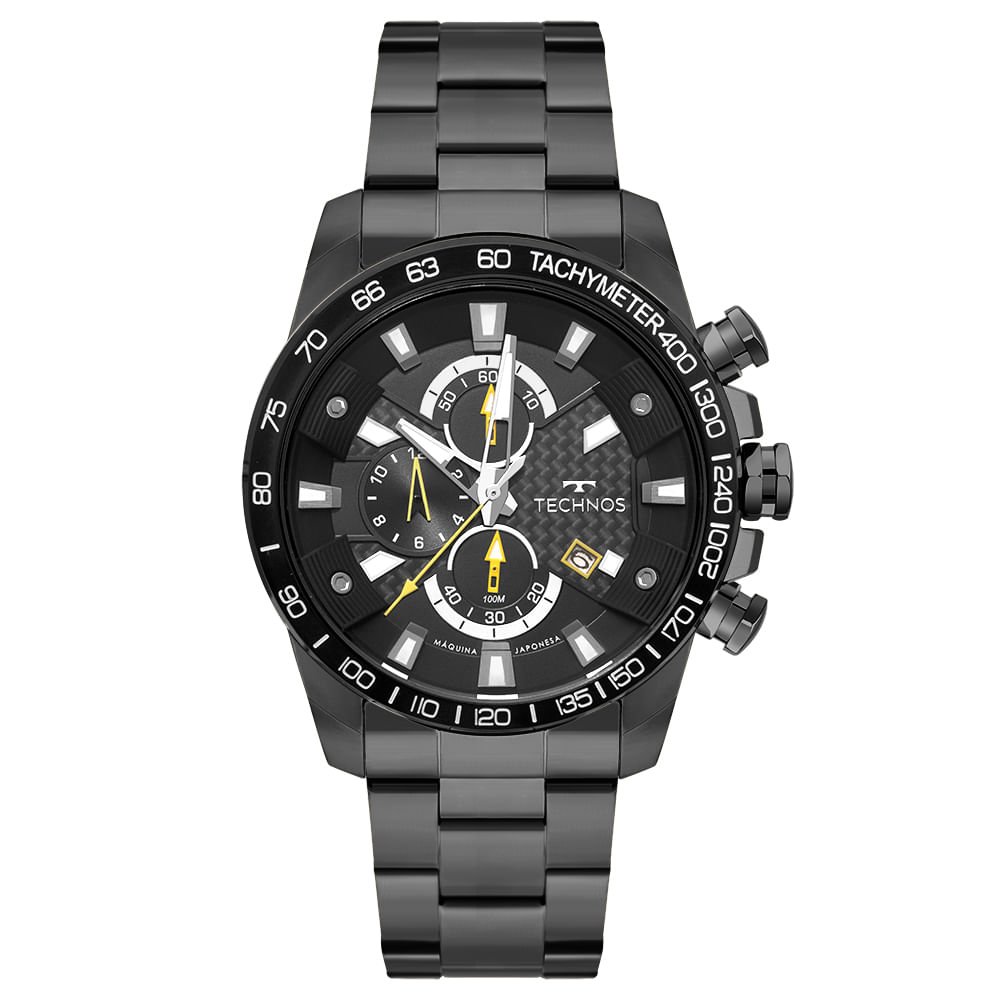 Relógio Carbon Preto Technos Esportivo - OS1ABZ/1P | Time Center
