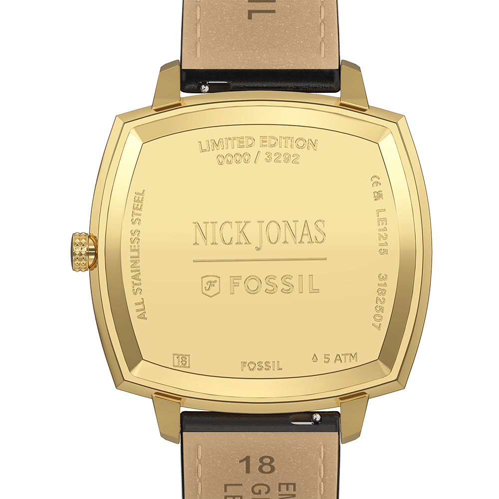 Relógio Fossil Masculino Nick Jonas Dourado - LE1215/0AI | Time