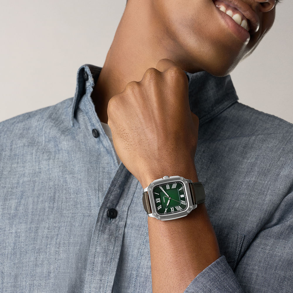 Relógio Fossil Masculino Crosby Prata - FS6150/0VN | Time Center
