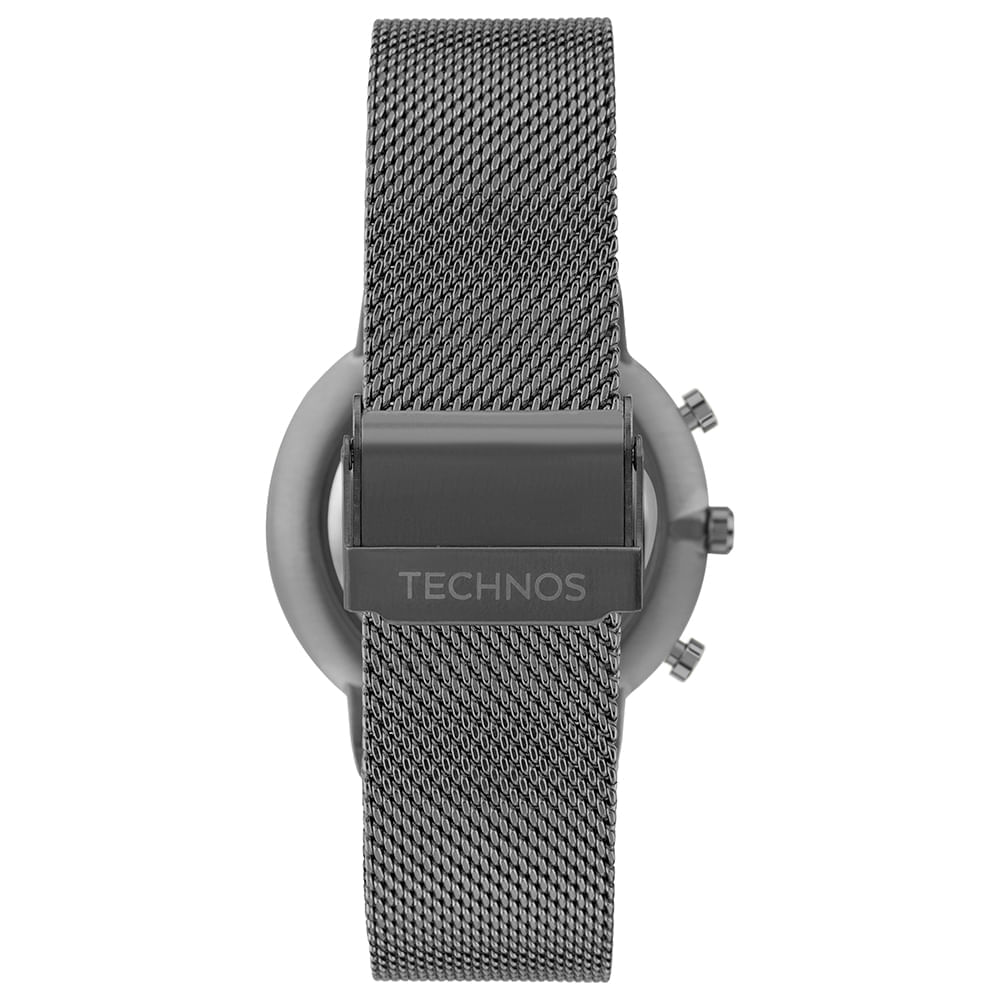 Relógio Technos Masculino Slim Grafite ultrafino - VD36AC/1F